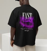 Lade das Bild in den Galerie-Viewer, FAST T-Shirt Oversized Backprint