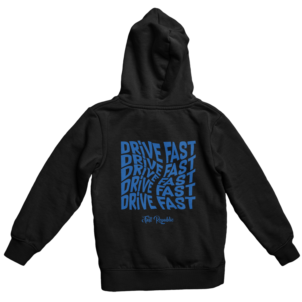 DRIVE FAST Hoodie Backprint