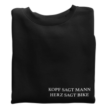 Lade das Bild in den Galerie-Viewer, HERZ SAGT BIKE Sweatshirt
