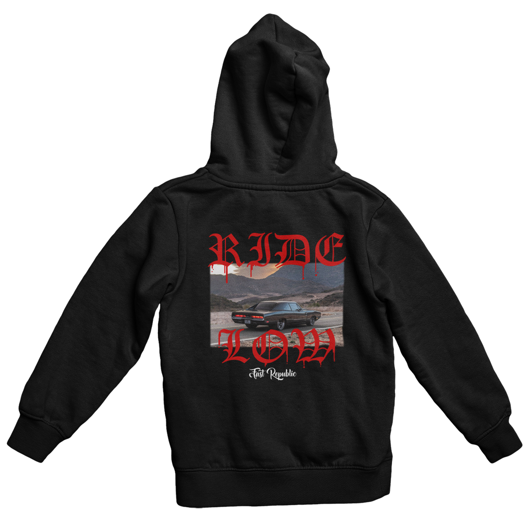 RIDE LOW Hoodie Backprint