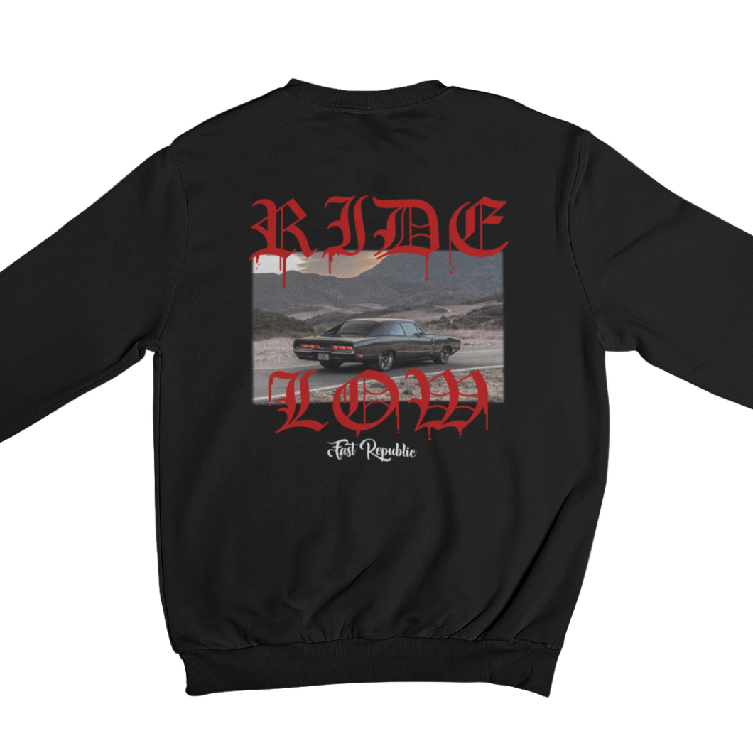 RIDE LOW Sweatshirt Backprint