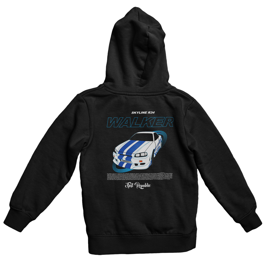 SKYLINE Hoodie Backprint