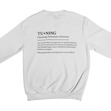 Lade das Bild in den Galerie-Viewer, Tuning Definition Sweatshirt Backprint
