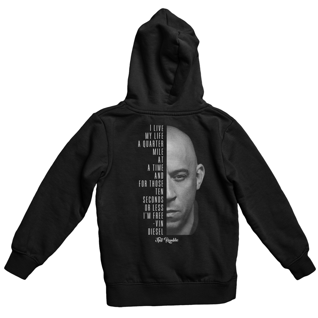 VIN DIESEL Hoodie Backprint